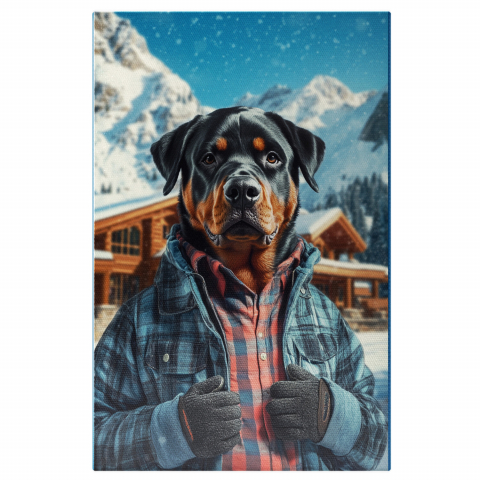 Natură - Tablou Canvas Personalizat Vacanță la Cabană cu View Montan
Marime 140x90CM