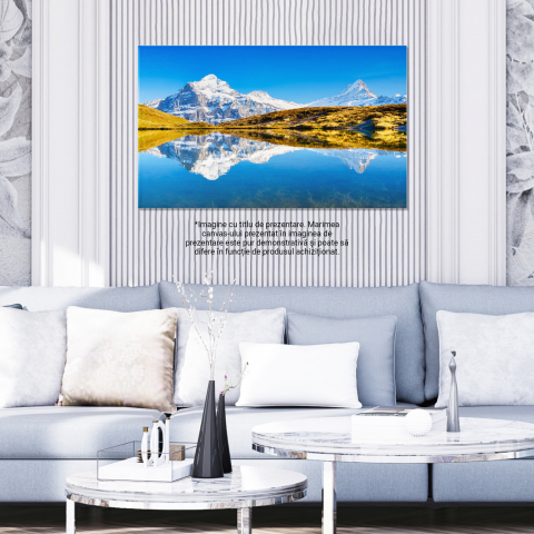 Reflecția Vârfurilor pe Lac – Oglinda Naturii, Marime 40x25CM [2]