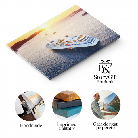 Vas de Croazieră și Apus, Marime 40x25CM [1]