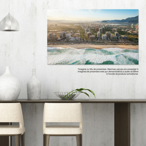 Vedere Aeriană a Barra da Tijuca, Rio de Janeiro, Marime 40x25CM [2]