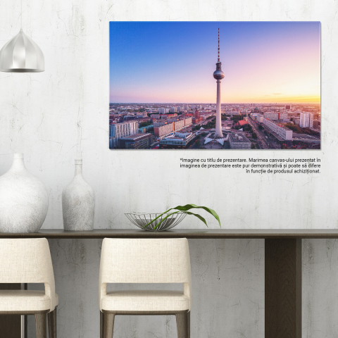 Vedere Aeriană a Berlinului cu Turnul de Televiziune, Marime 40x25CM [2]