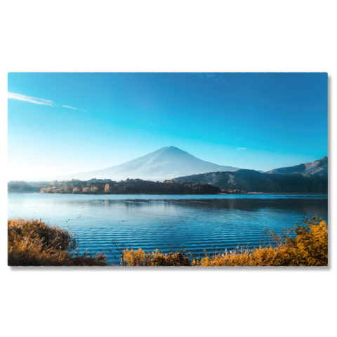 Apă & Natură - Tablou Canvas Vedere la Muntele Fuji Cel Mai Faimos Munte din Japonia, Asia, Fuji, Munte, Vedere, Faimos 2090 40x25CM