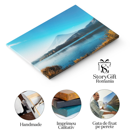 Tablou Canvas Vedere la Muntele Fuji Cel Mai Faimos Munte din Japonia, Asia, Fuji, Munte, Vedere, Faimos 2090 40x25CM [1]