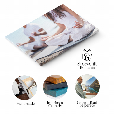 Yoga la Mal - Starea de Bine prin Exercițiu și Meditație, Marime 40x25CM [1]