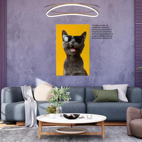 Tablou Canvas Pisoiul Korat - Fericire și Zâmbet | Artă Digitală, Marime 40x25CM [2]