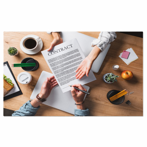 Zi de Lucru: Colaborare în Birou cu Cafea și Documente, Marime 40x25CM Diverse - Zi de Lucru: Colaborare în Birou cu Cafea și Documente, Marime 40x25CM