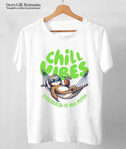 Tricou Femei, Barbati, Copii, Fata, Baiat, Unisex Personalizat "Produse personalizate pentru vacanță – Animal leneș în hamac cu ochelari de soare și cocktail rece" [2]