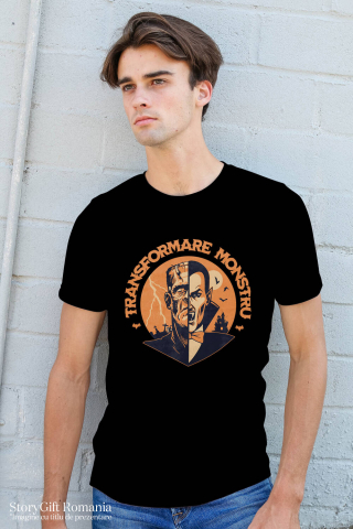 Tricou Femei, Barbati, Copii, Fata, Baiat, Unisex Personalizat Vampir și Monstru Halloween - Cadouri Personalizate cu Design Horror și Transformare [1]