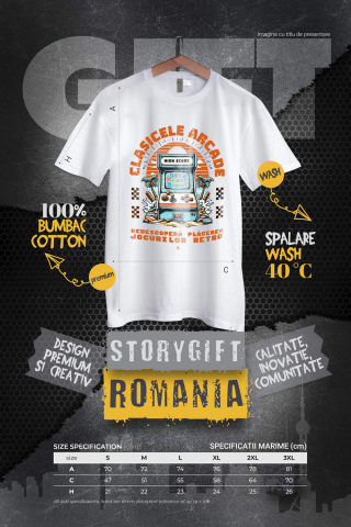 Tricou Femei, Barbati, Copii, Fata, Baiat, Unisex Personalizat Arcada Vintage Jocuri Video Retro cu Tema Plajă Tropicală - Cadou Personalizat pentru Familie și Gameri [3]