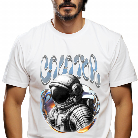Tricou Femei, Barbati, Copii, Fata, Baiat, Unisex Personalizat "Astronaut Costum Spațial și Artă Abstractă - Produse Personalizate pentru Familie, Copii, Tati și Prieteni"