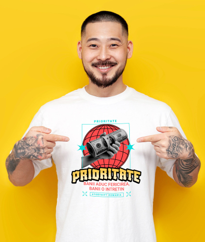 Tricou Femei, Barbati, Copii, Fata, Baiat, Unisex Personalizat Bancnota 100 Dolari cu Text Haios – Cadou Personalizat pentru Familie și Prieteni [1]