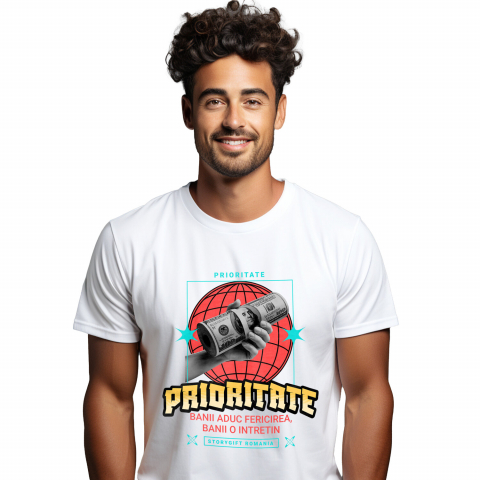 Tricou Femei, Barbati, Copii, Fata, Baiat, Unisex Personalizat Bancnota 100 Dolari cu Text Haios – Cadou Personalizat pentru Familie și Prieteni