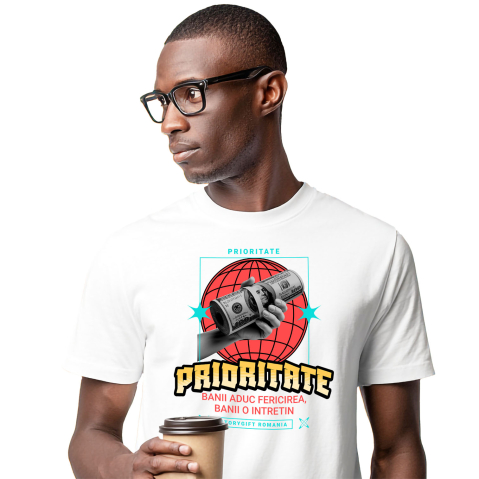 Bani Si Investitii - Tricou Femei, Barbati, Copii, Fata, Baiat, Unisex Personalizat Bancnota 100 Dolari cu Text Haios – Cadou Personalizat pentru Familie și Prieteni