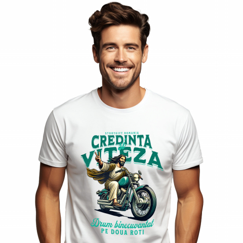 Tricou Femei, Barbati, Copii, Fata, Baiat, Unisex Personalizat Biker cu Stil Divin – Pasiune și Libertate pe Motocicletă