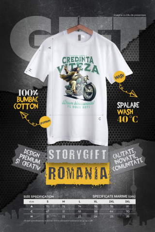 Tricou Femei, Barbati, Copii, Fata, Baiat, Unisex Personalizat Biker cu Stil Divin – Pasiune și Libertate pe Motocicletă [3]