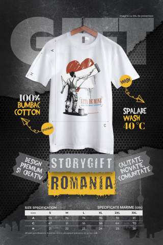 Tricou Femei, Barbati, Copii, Fata, Baiat, Unisex Personalizat Inimă Ștearsă cu Mesaj „Uita de Mine, Nu Te Mai Vreau” – Cadou Personalizat de Valentine's Day [3]