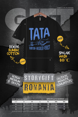 Tricou Femei, Barbati, Copii, Fata, Baiat, Unisex Personalizat Cadou Personalizat „Bătăie De Pumn” pentru Tata Iubitor și Grijuliu | Mesaje Emoționante pentru Familie [3]