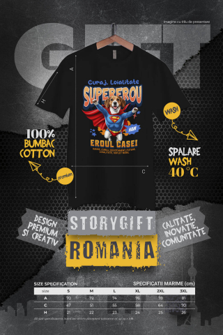 Tricou Femei, Barbati, Copii, Fata, Baiat, Unisex Personalizat Beagle în Costum de Superman – Produse Personalizate pentru Familie și Copii [3]