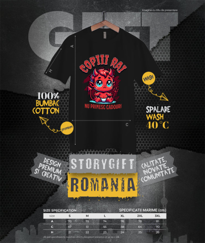 Tricou Femei, Barbati, Copii, Fata, Baiat, Unisex Personalizat Costum Bebe Diavol cu Furcă și Coarne pentru Halloween | Copii Răi Nu Primesc Cadouri [3]