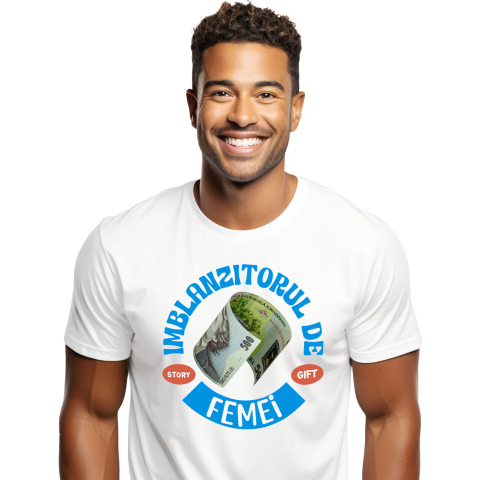 Tricou Femei, Barbati, Copii, Fata, Baiat, Unisex Personalizat Bancnota 500 Lei în Aer - Investiții Financiare și Succes