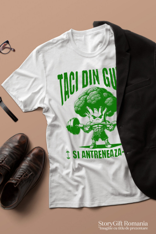 Tricou Femei, Barbati, Copii, Fata, Baiat, Unisex Personalizat Brocoli Puternic - Tricou Personalizat Motivațional pentru Sportivi și Prieteni [2]