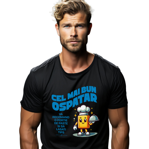 Mancare - Tricou Femei, Barbati, Copii, Fata, Baiat, Unisex Personalizat Bucată De Unt Cu Pălărie De Chef | Cadou Amuzant Pentru Iubitorii De Gastronomie