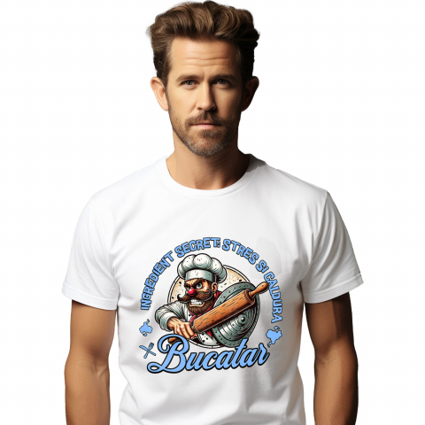 MESERII - Tricou Femei, Barbati, Copii, Fata, Baiat, Unisex Personalizat Bucătar Chef – Pasiune pentru Mâncare și Gastronomie | Meserie Bucătar