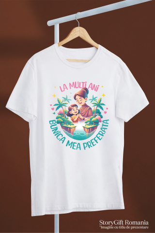 Tricou Femei, Barbati, Copii, Fata, Baiat, Unisex Personalizat Tricou Personalizat Bunica & Nepoata – Cadou Vesel și Unic [2]