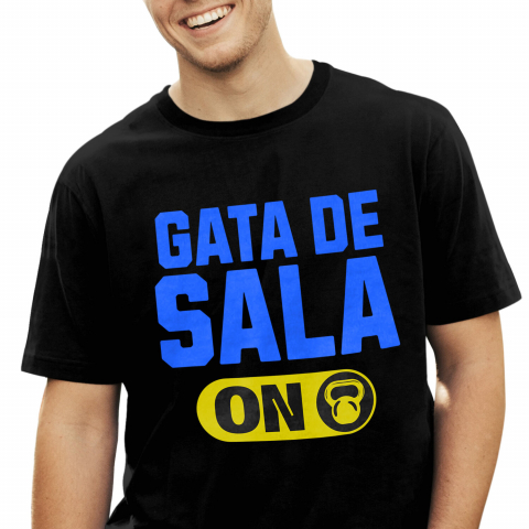 SPORT - Tricou Femei, Barbati, Copii, Fata, Baiat, Unisex Personalizat Buton ON OFF Gantera Sport Motivational - Cadouri Personalizate pentru Familie, Copii și Tati