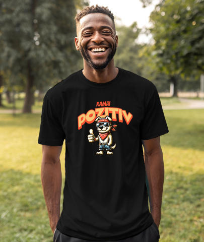 Tricou Femei, Barbati, Copii, Fata, Baiat, Unisex Personalizat „Câine Biker cu Bandană Roșie – Cadou Personalizat pentru Iubitorii de Câini și Spirit Liber” [1]