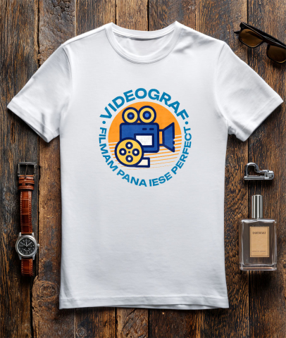 Tricou Femei, Barbati, Copii, Fata, Baiat, Unisex Personalizat Cameră Video Roșie – Cadou Personalizat pentru Videografi și Pasionații de Film [2]