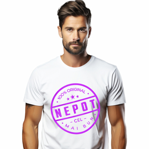 Tricou Femei, Barbati, Copii, Fata, Baiat, Unisex Personalizat Premiu Personalizat „100% Original” pentru Cel Mai Bun Nepot | Cadou Familie