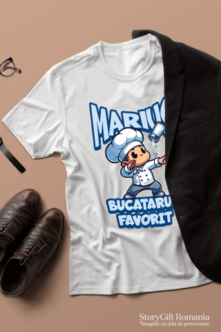 Tricou Femei, Barbati, Copii, Fata, Baiat, Unisex Personalizat Chef Bucătar Animat – Design Vesel Pentru Iubitorii De Gastronomie [2]