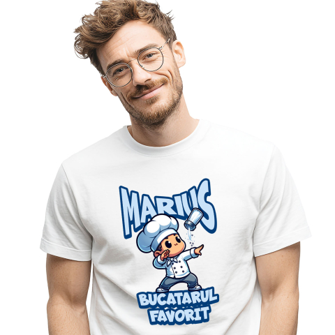 Tricou Femei, Barbati, Copii, Fata, Baiat, Unisex Personalizat Chef Bucătar Animat – Design Vesel Pentru Iubitorii De Gastronomie