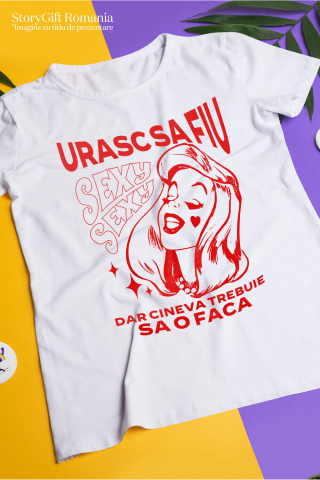 Tricou Femei, Barbati, Copii, Fata, Baiat, Unisex Personalizat „Urasc să fiu sexy, dar cineva trebuie să o facă” – Mesaj Haios pentru Femei cu Păr Lung [2]