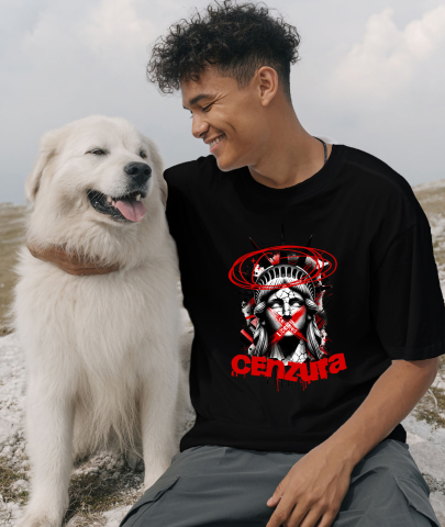 Tricou Femei, Barbati, Copii, Fata, Baiat, Unisex Personalizat Chip Statuia Libertății – Cadou Personalizat Cenzura New York Arta Modernă [1]