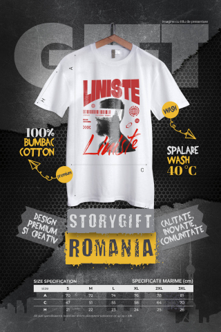 Tricou Femei, Barbati, Copii, Fata, Baiat, Unisex Personalizat Chip Uman Bărbat cu Barbă și Scări - „Liniste” - Cadou Motivational și Personalizat [3]