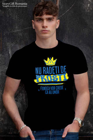 Tricou Femei, Barbati, Copii, Fata, Baiat, Unisex Personalizat Coroana Regală Galbenă cu Mesaj Haios – Cadouri Personalizate pentru Familie și Prieteni [1]