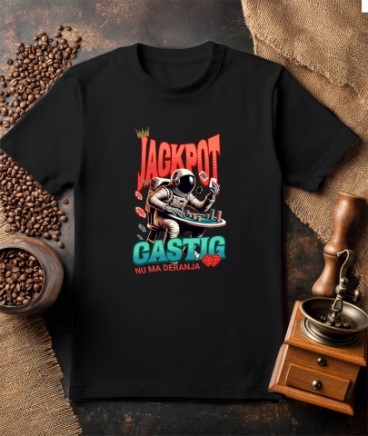 Tricou Femei, Barbati, Copii, Fata, Baiat, Unisex Personalizat Astronaut Jucând Poker – Design Unic pentru Produse Personalizate [2]