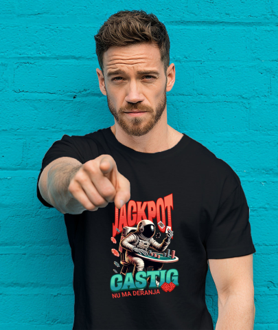 Tricou Femei, Barbati, Copii, Fata, Baiat, Unisex Personalizat Astronaut Jucând Poker – Design Unic pentru Produse Personalizate [1]