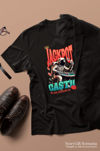 Tricou Femei, Barbati, Copii, Fata, Baiat, Unisex Personalizat Astronaut Jucând Poker – Design Unic pentru Produse Personalizate [2]