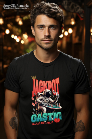 Tricou Femei, Barbati, Copii, Fata, Baiat, Unisex Personalizat Astronaut Jucând Poker – Design Unic pentru Produse Personalizate [1]