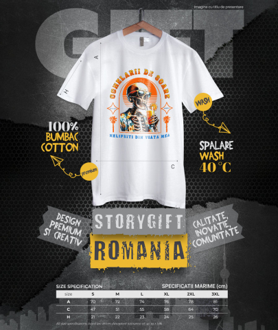Tricou Femei, Barbati, Copii, Fata, Baiat, Unisex Personalizat "Produse personalizate pentru vacanță – Craniu uman cu ochelari de soare și cămașă florală pe plajă cu cocktail" [3]