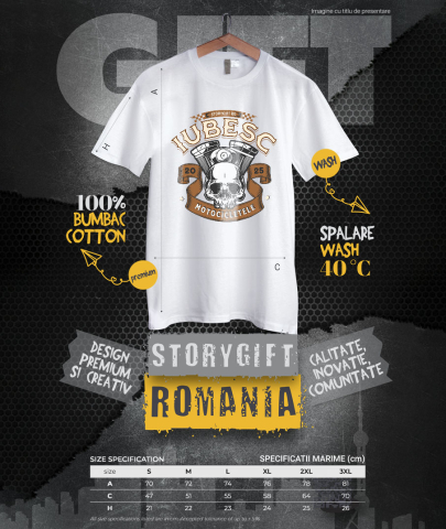 Tricou Femei, Barbati, Copii, Fata, Baiat, Unisex Personalizat Craniu Motociclist – Design Rebel pentru Iubitorii de Călătorii și Moto [3]