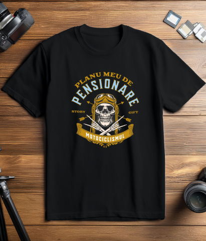 Tricou Femei, Barbati, Copii, Fata, Baiat, Unisex Personalizat Craniu Motociclist – Design Rebel Pentru Pasionații De Motoare [2]