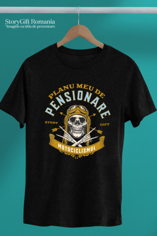 Tricou Femei, Barbati, Copii, Fata, Baiat, Unisex Personalizat Craniu Motociclist – Design Rebel Pentru Pasionații De Motoare [2]