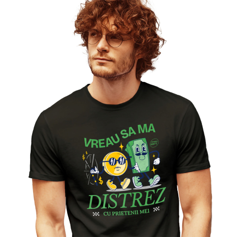 Tricou Femei, Barbati, Copii, Fata, Baiat, Unisex Personalizat Cuplu cu Monedă de Aur și Bancnotă Verde – Cadou Distractiv și Simbolic pentru Familie și Prieteni