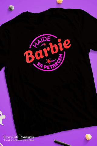 Tricou Femei, Barbati, Copii, Fata, Baiat, Unisex Personalizat Design Cerc Barbie - Distracție pentru Copii cu Păpușa Barbie [2]