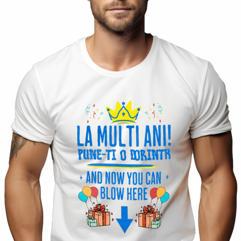 ANIVERSARE - Tricou Femei, Barbati, Copii, Fata, Baiat, Unisex Personalizat