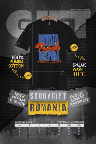 Tricou Femei, Barbati, Copii, Fata, Baiat, Unisex Personalizat Design Colorat cu Stele – Educație, Inspirație, Profesor Motivațional [3]